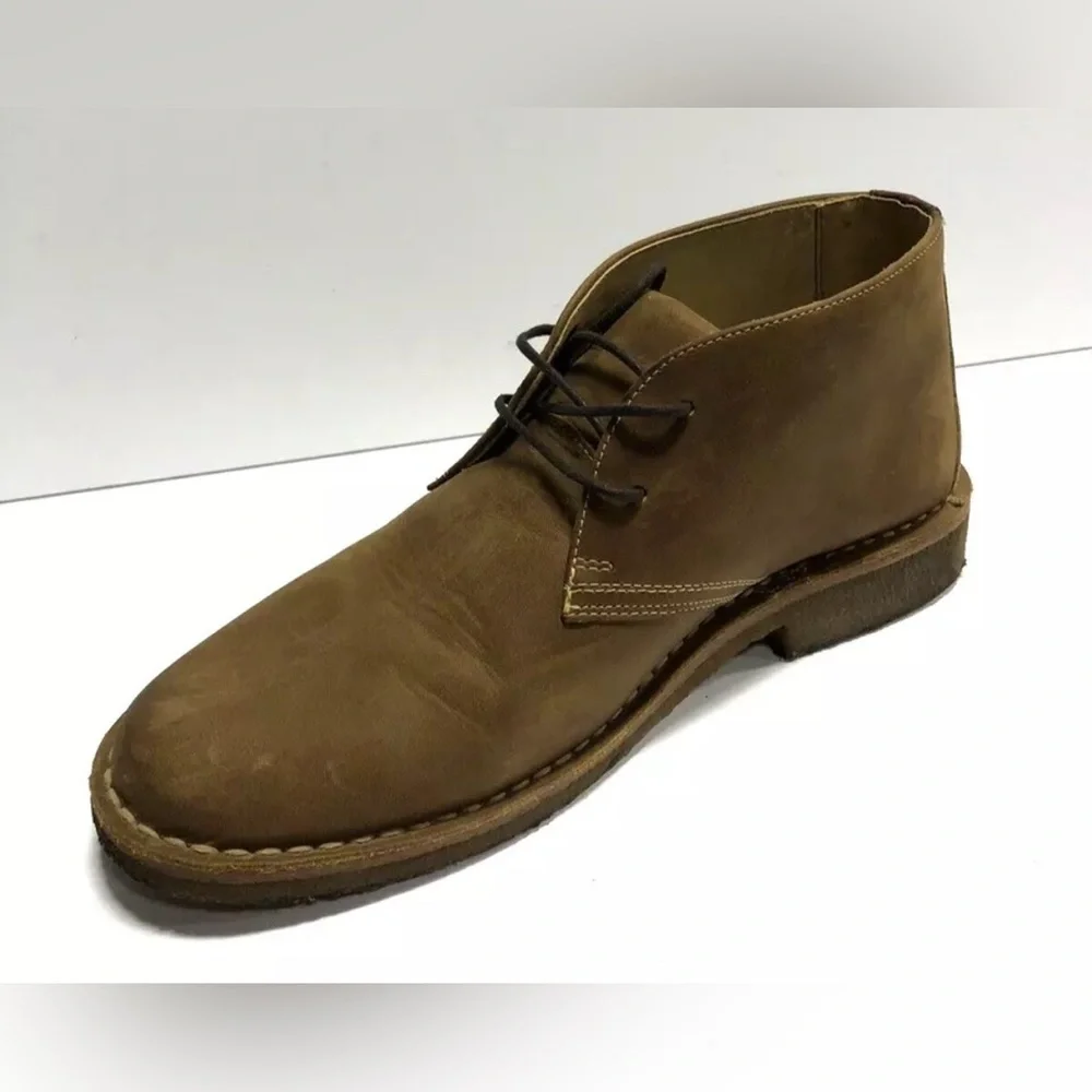Johnston Murphy Donnelson Mens Chukka Boot Brown Leather Size 8.5 M